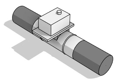 Дроссель-клапан VKD с приводом Круглый
